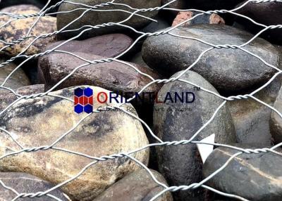 China Roadway / Bridge Protection Gabion Wire Baskets  Flexible Structure for sale