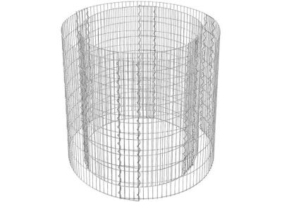 China 2.5 X 10 Cm 90cm Diameter X 80cm High Garden Decor Round Gabion Planter for sale