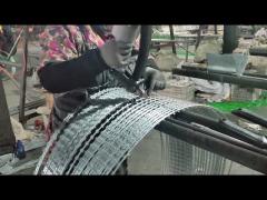 Stainless Steel Concertina Coils Wire Security Fencing Wire Border Protection Using