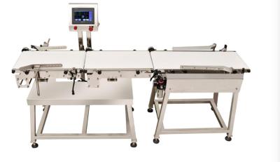 China Easy Installation Automatic Check Weigher With Chinese And English Menu Screen for sale