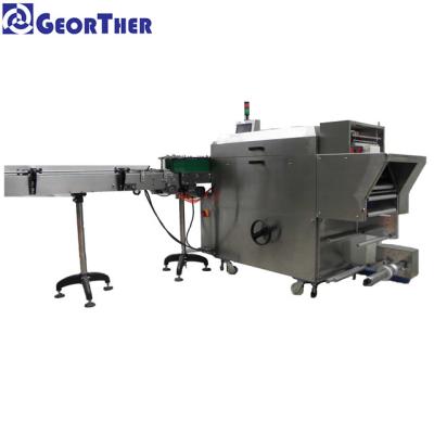 China Manual Automatic Pillow Packing Machine For Soap / Candy Cellophane Wrapping for sale