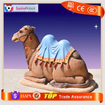 China Indoor& Antique Perfect Life Size Zoo Animals Equipment Outdoor Decoration Camel Statue for sale