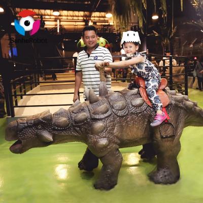 China Sanhe Mini Realistic Robot Motion Anime Kids Ride Coin Operated Dinosaur Game Machine for sale