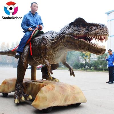 China Realistic Animatronic Funny ROBOT Outdoor Playground SANHE Motion Walking Dinosaur for sale