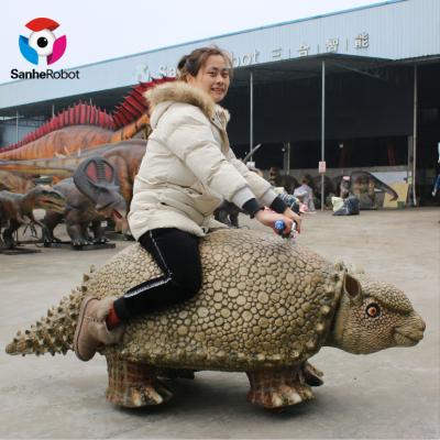 China Realistic Commercial Animal Ride Safari Playground Kids Electric Motion Robot for sale