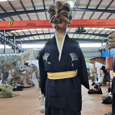 China Realistic Motion Customized Life Size Artificial Halloween Animatornics Ghost Model For Haunted House Decorations for sale