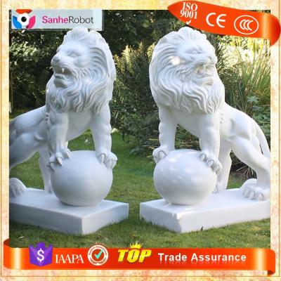 China Western theme park large outdoor life size statues, merlion statue, resin children garden statues for sale