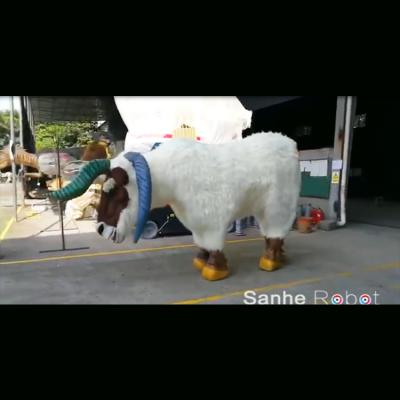 China Realistic Motion Customized Adult Realistic Animal Costume Animatronic Walking Animal Costume On Display for sale