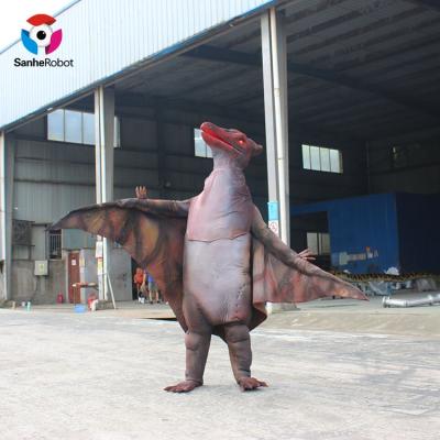 China Sanhe Realistic Robot Life Size Mechanical Motion Dinosaur Adult Costumes for sale