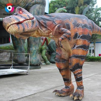 China Custom motion Sanhe realistic factory price hot sale decorate trex dinosaur costume for mall opening for sale