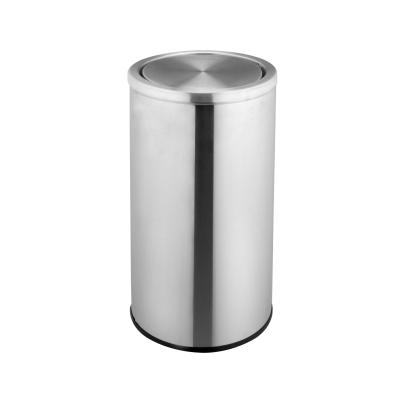 China Sustainable OEM Powder Coating Household Custom Indoor Outdoor Kitchen Round Square Trash Recycle Trash Can Stainless Steel Waste Box for sale