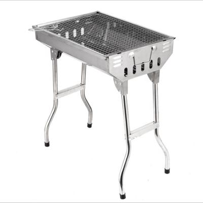 China Portable Folding Grill Size BBQ Grill Adjustable Outdoor Household Folding Field Oven Easy To Disassemble for sale