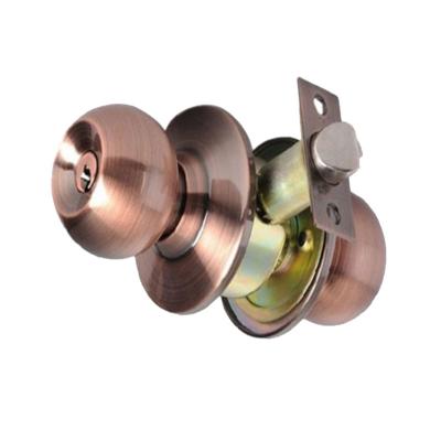 China Good quality and used in the market Customized iron factory stainless steel wood base track high-end high-end simple brass toilet bathroom barrier set cylinder lock door for sale