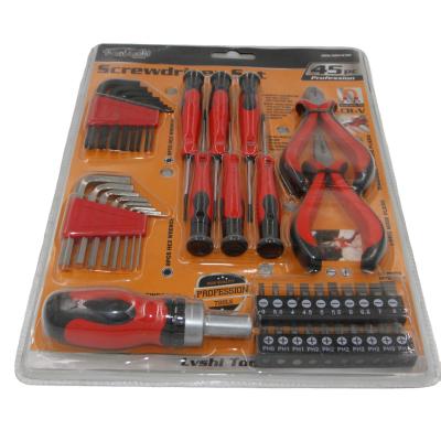 China 45pc Multifuction Mechanic Tool Kit Hardware Tools for sale