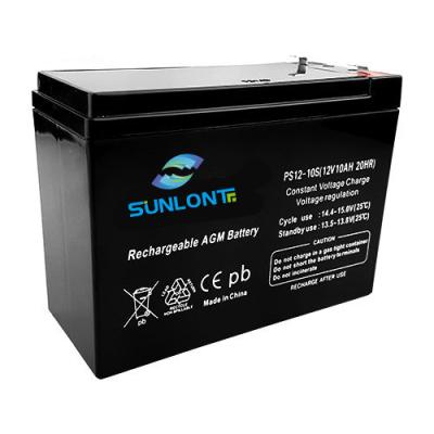 China Professional Lead Acid Battery Factory 12V 24V 10Ah AGM Maintenance Free Lead Acid Batteries For Electric Tricycle for sale