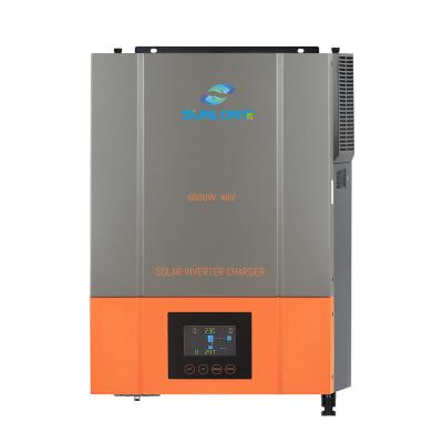 China China Smart Hybrid MPPT Hybrid Storage Energy Communication Inverter 2KW 5KW 6KW 24V WIFI Energy Saving Solar Inverter and Solar Inverter for sale