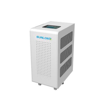 China Sunlont High Frequency 9kw 10kw 12kw Energy Saving Solar Inverter On Grid Off Grid 3 Phase Solar Inverter For Solar Power System for sale