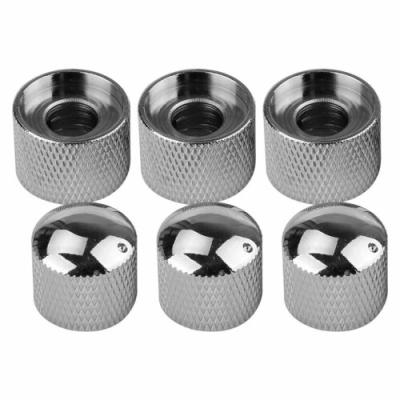 China Custom Automobile /Household /Electrical Metal Chrome Plating Electric Guitar Knobs for sale