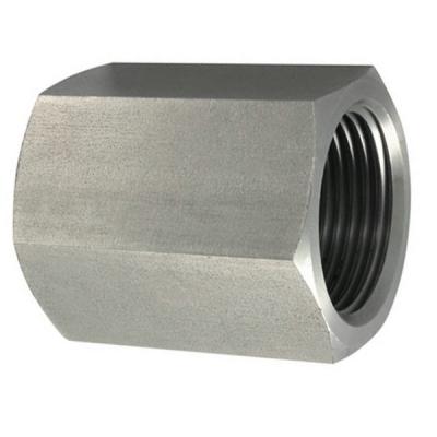 China Heavy Industry Customized Precision 5/16 1/4 Inch Long Stainless Steel Hex M8 Female Threaded Coupling Nut for sale