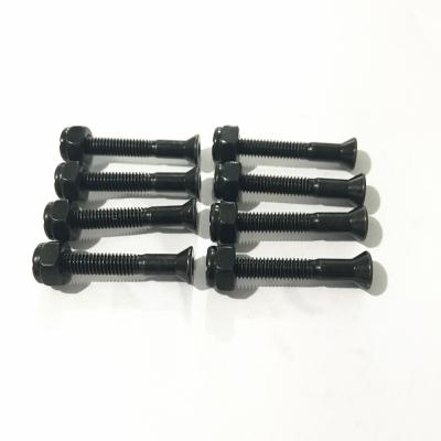 China Longboard Trucks M5*30mm M*32 mm Carbon Steel Head-Allen Screw Bolts Nuts For Skateboard Deck for sale