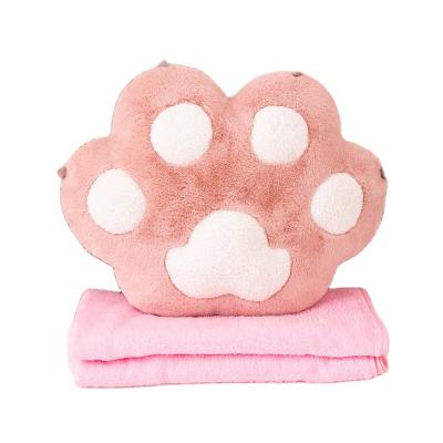 China Electric 2 in 1 Decorative Cat Paw Pillow Pillow Cover for sale