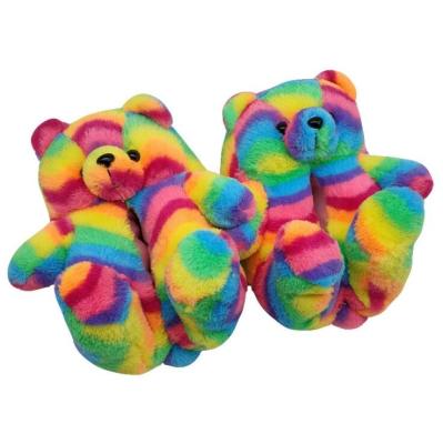 China Promotion Teddy Bear Slipper Multiple Designs Indoor Slippers Home Slippers For Woman for sale