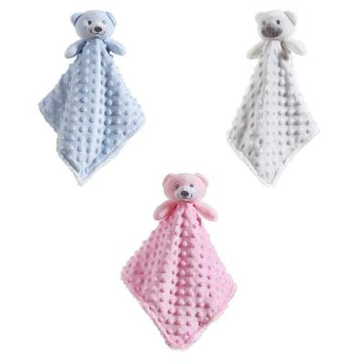 China Western Cozy Soft Baby Blanket Security Blanket Plush Baby Blanket With Plush Toy for sale