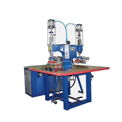 China Product Welding Pneumatic Type Double Head Pedal Leather Embossing High Frequency Machine for sale