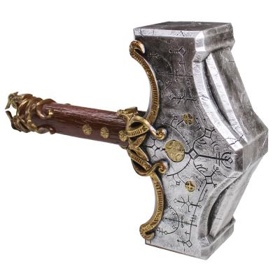 China World Classic Wargame God: Ragnarok Thor Hammer Highly Reduced Resin Opens Cosplay Props for sale