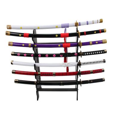 China Zoro Sword Katana Japanese Sword Toy Swords Anime BAMBOO One Piece Props Bamboo Wooden Material for sale