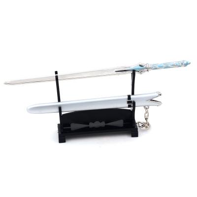 China Japan Zinc Alloy All Metal Sword Toy Sword Art Online Alicization Small Rapier (Flashing Light) 22cm 88g for sale