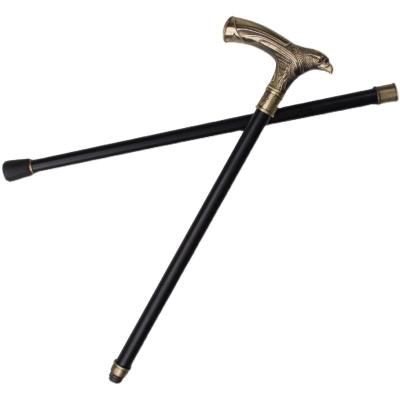 China Europe Metal Alloy Walking Stick Bird Splicing Head Cane Gift For Older 93cm 0.75kg for sale