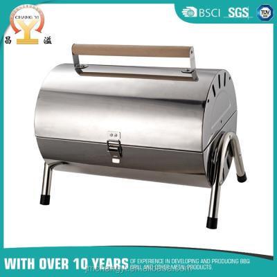 China Easily Collected Portable Stainless Steel Barbecue Charcoal Grill Smoker For Sale In Malaysia for sale