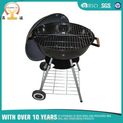 China Easily Assembled 22inch Bakelite Or Handles Wooden Kettle Charcoal Barbecue Smokeless Grill For Outdoor for sale