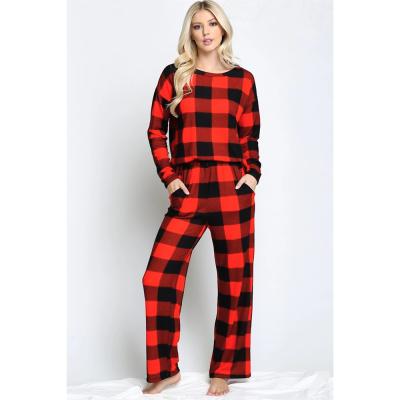 China DLL 2022 Autumn And Winter Printing Pajamas Sleepwear Wholesale Warm Homewear Sets QUICK DRY for sale