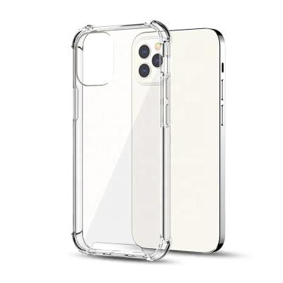 China Shock Proof Transparent Four-corner Airbag Shockproof Case For iPhone 11 Acrylic Bumper TPU iPhone 14 Case 13 Pro Max Phone Cases for sale