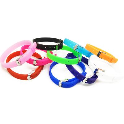 China New FASHIONABLE Handmade Silicone Strap 8mm Watch Band Accessories DIY Bracelet Small Letter Bracelet for sale