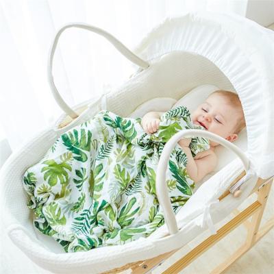 China Zogift 2018 best-selling anti-pilling baby wrap swaddle 70% 30% cotton bamboo muslin swaddle blankets for sale