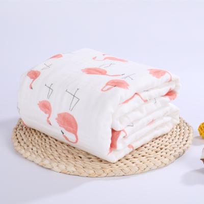 China Disposable Super Soft And Silky Organic Bamboo Baby Blanket 2 Diaper Gauze Or Custom for sale