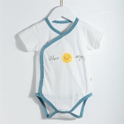 China Eco-friendly Washable Breathable Cute Baby Spring and Summer Newborn Baby Clothes Romper for sale