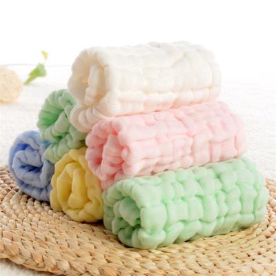 China Muslin Cotton Baby Bath Towel Antibacterial Newborn Baby Covers 6 Layers Gauze Baby Bath Towel for sale