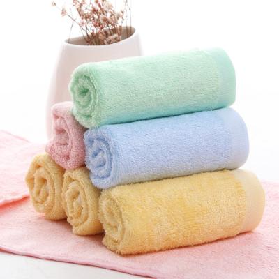 China Compressed Brand Logo Embroidered /printed Baby Hand Compressed Custom Face Towel Small for sale