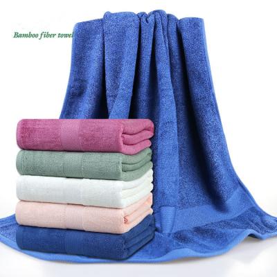 China Compressed Natural Organic Bamboo Fiber Pure Cotton Towel Baby Hand Towel for sale