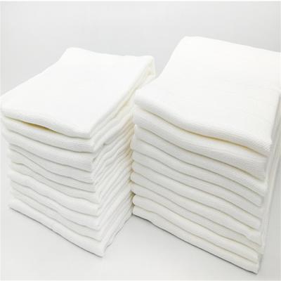 China Baby Diapers Washable Reusable Muslin Cloth Plain Weave Baby Diapers for sale