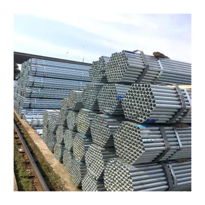 China Bs 1387 6 meter galvanized steel pipe a53 galvanized steel t chain link fence welded steel pipe iron pipe for sale