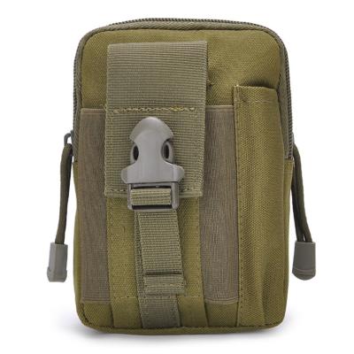 China Universal Compact Waterproof Utility Waist Bag Belt Green Molle Pouches Army Military Tactical Molle Pouch for sale