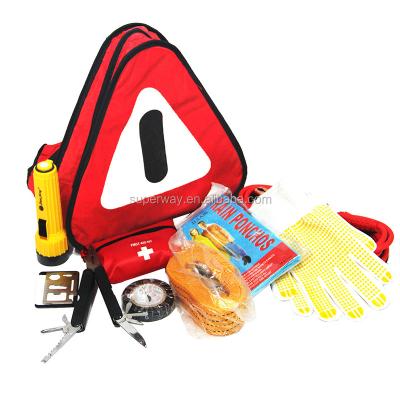 China Auto& Motorcycles Car Emergency Tool Roadside Emergency Kit 34*34*12CM for sale