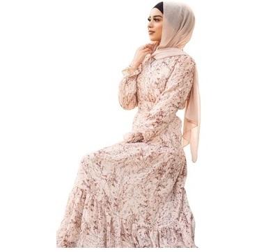 China Comfortable Islamic Luxurious Chiffon Printed Jilbab Abaya Dress Long Feel Clothing Kaftan Muslim Abaya Dress for sale