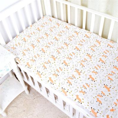 China 2020 newest design non disposable baby sheet fit for baby crib for sale