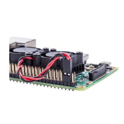 China For raspberry pi 3 pi 3 dual model good quality radiator cooler B+ cooling fan for raspberry pi 2 dual fan for sale